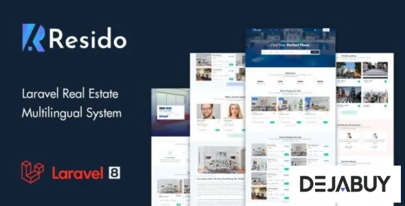 Resido v3.4.0 - Laravel Real Estate Multilingual System - nulled