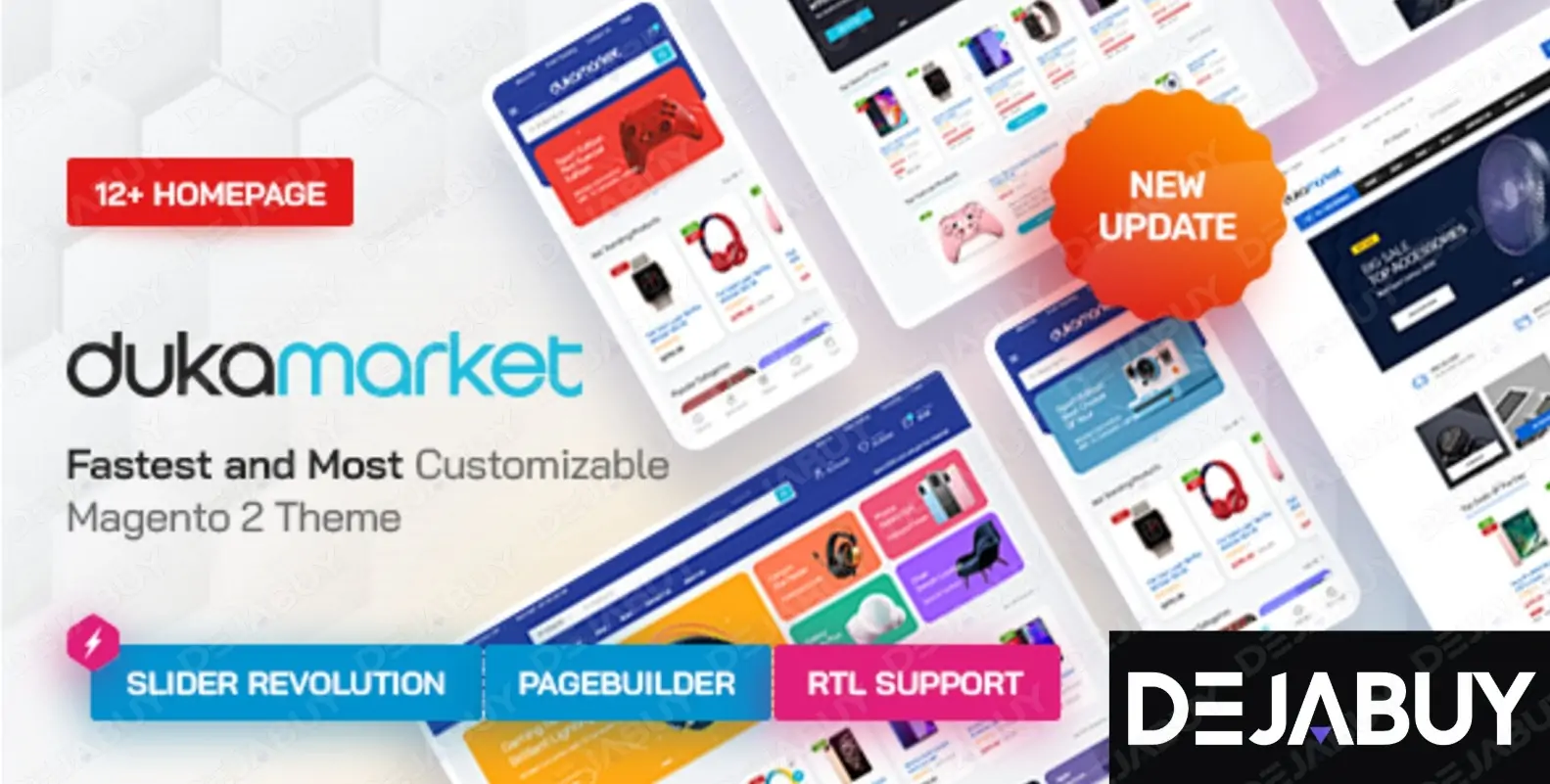 Dukamarket - Multipurpose Responsive Magento 2 / Adobe Commerce Theme
