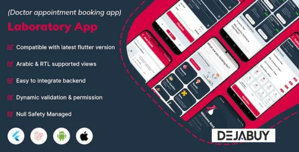 Laboratory Management system website, android & IOS application in flutter v2.2