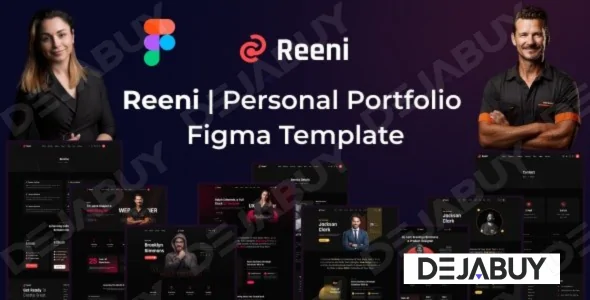 Reeni - Personal Portfolio Figma Template