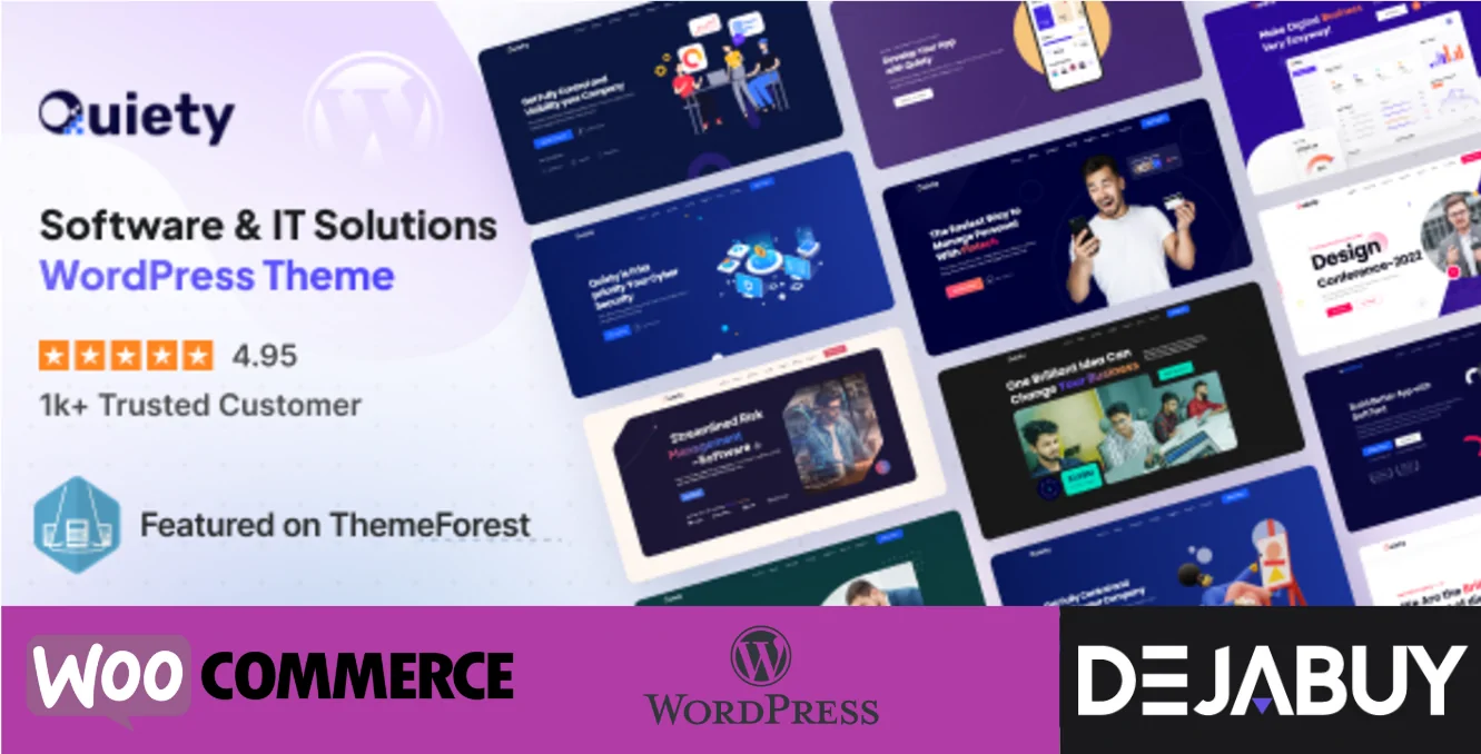 Quiety v6.0.0 – Software & IT Solutions WordPress Theme