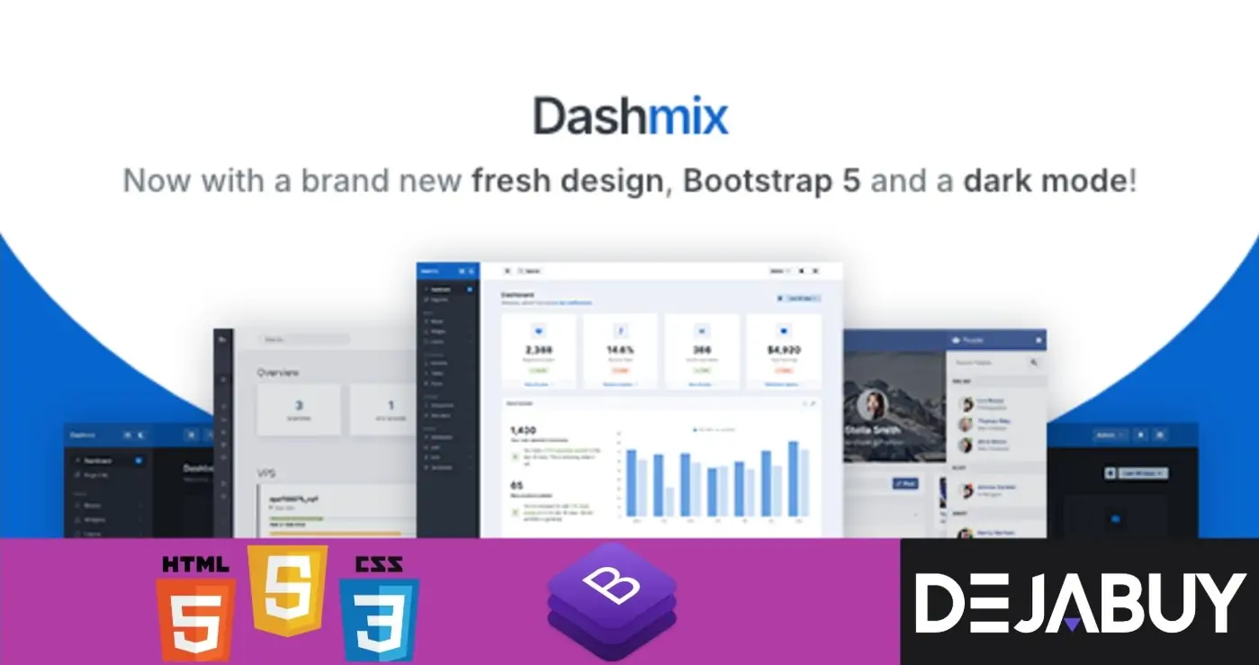 Dashmix - Bootstrap 5 Admin Dashboard Template & Laravel 11 Starter Kit