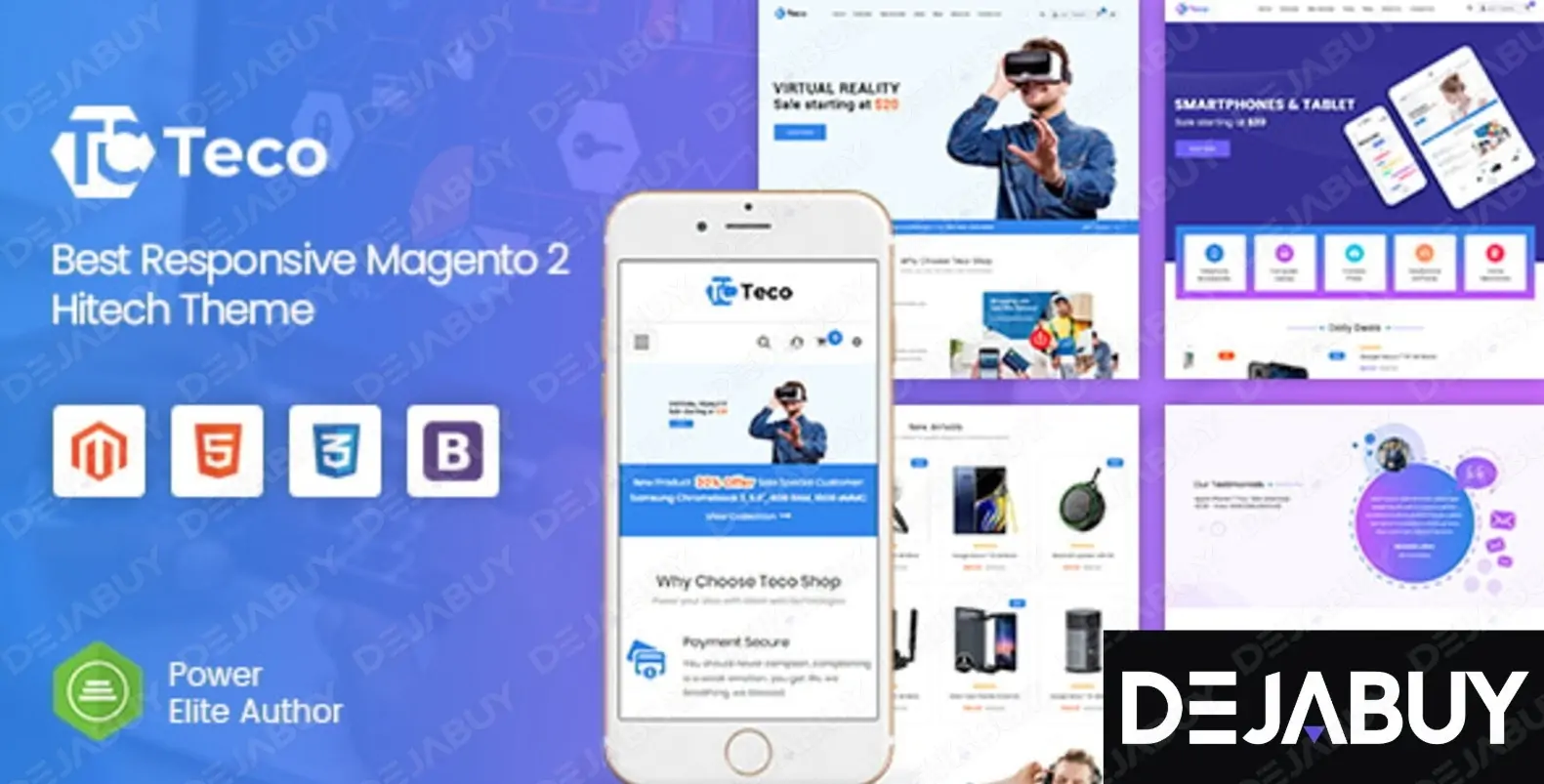 Teco - Responsive Hitech/Digital Magento 2 Store Theme