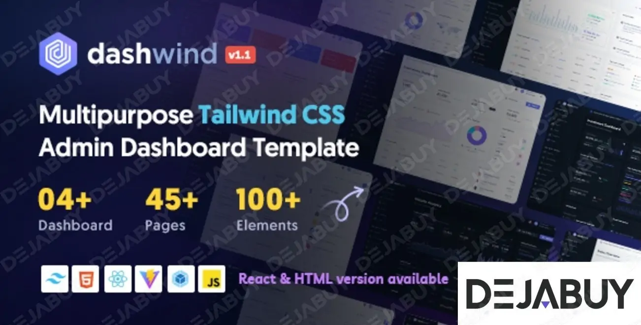 DashWind - Multipurpose Tailwind CSS Admin Dashboard Template