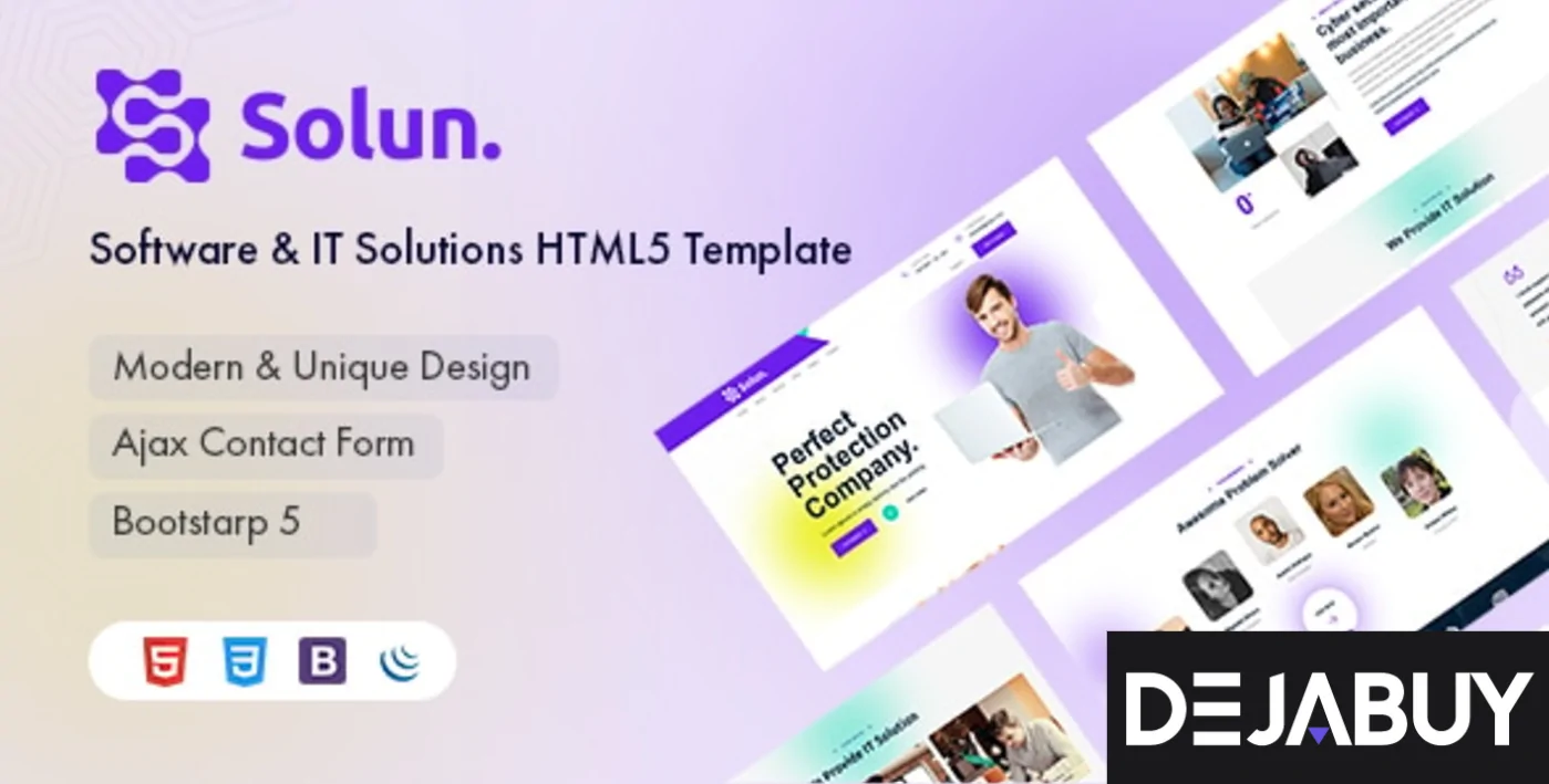 Solun – Software & IT Solutions HTML5 Template