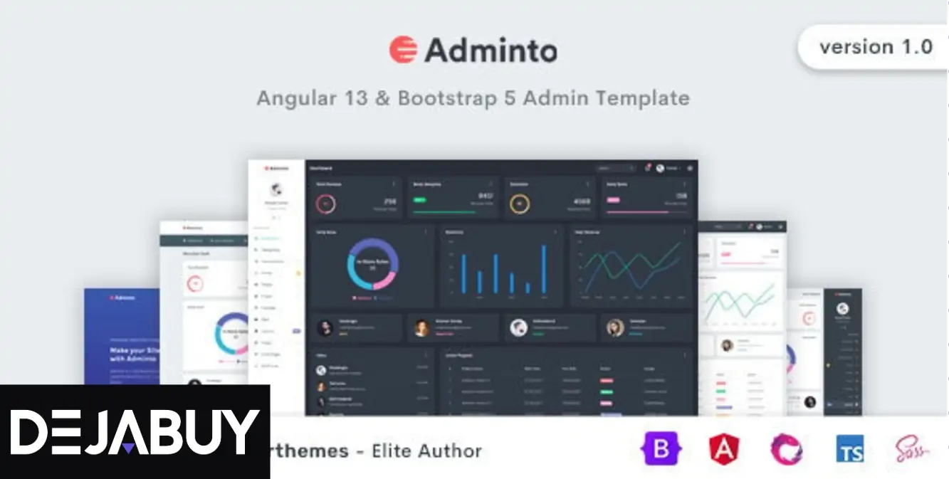 Adminto - Angular 13 Admin & Dashboard Template