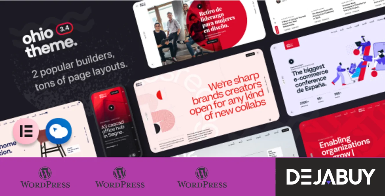 Ohio - Creative Portfolio & Agency WordPress Theme
