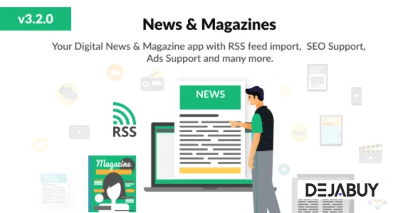 News v3.2.3 - News & Magazines Script & Laravel News & Magazines / Blog / Articles OpenAI Writer / O