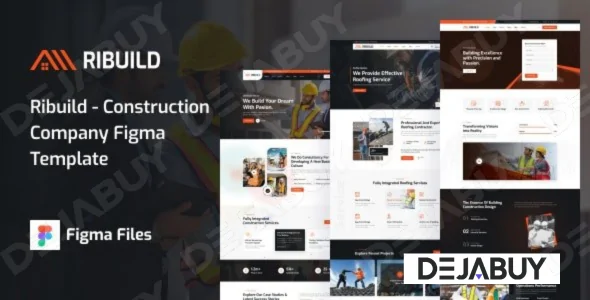 Ribuild – Construction Company Figma Template