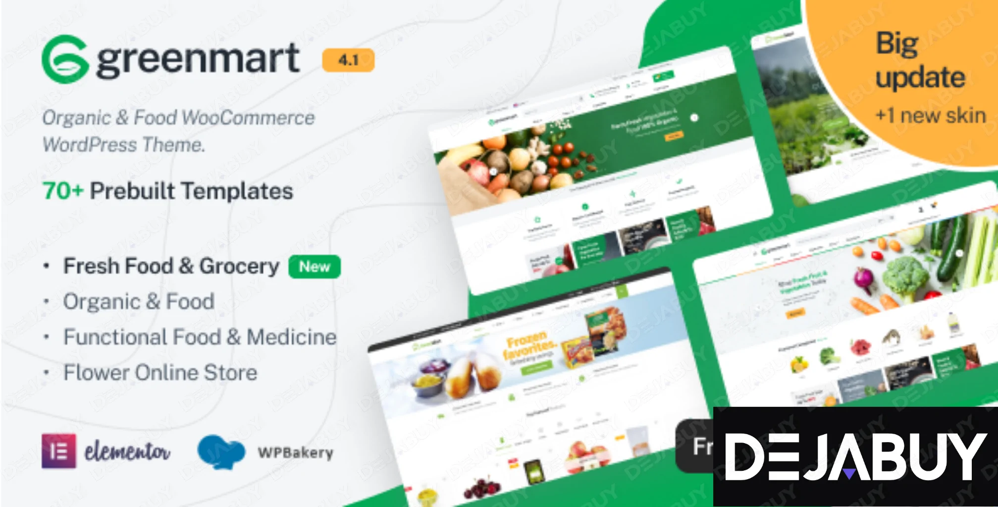 GreenMart – Organic & Food WooCommerce WordPress Theme