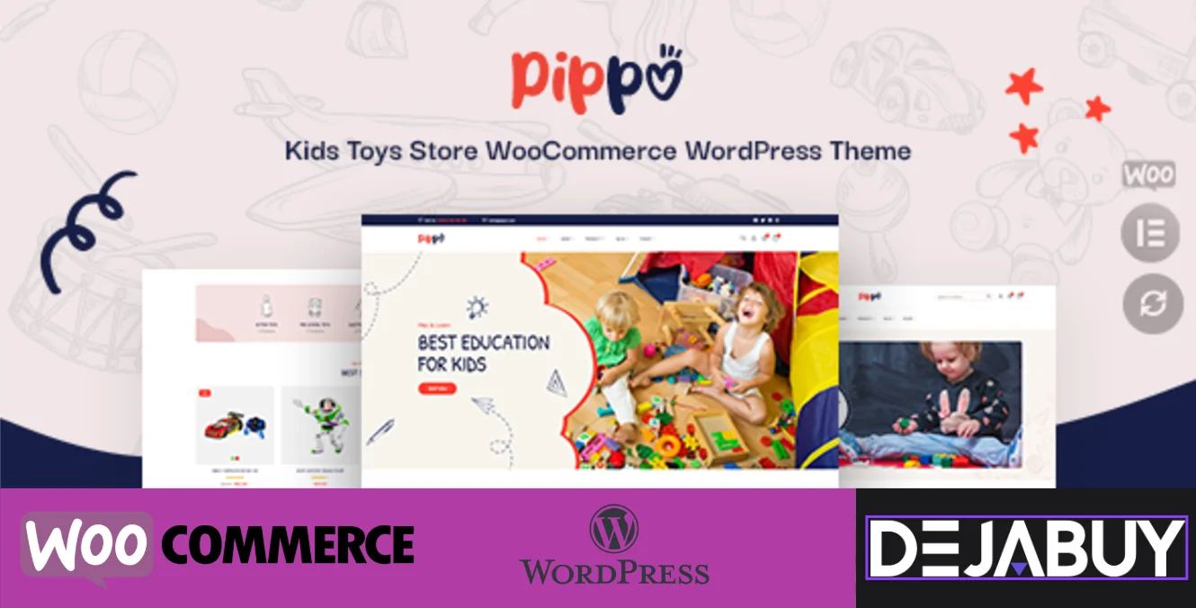 Pippo - Kids Toys Store WooCommerce WordPress Theme