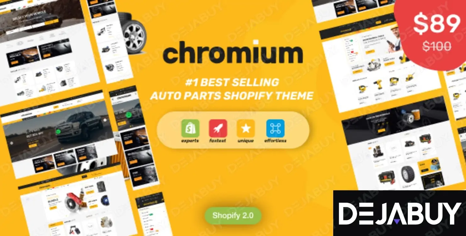 Chromium — Auto Parts Shop Shopify Theme